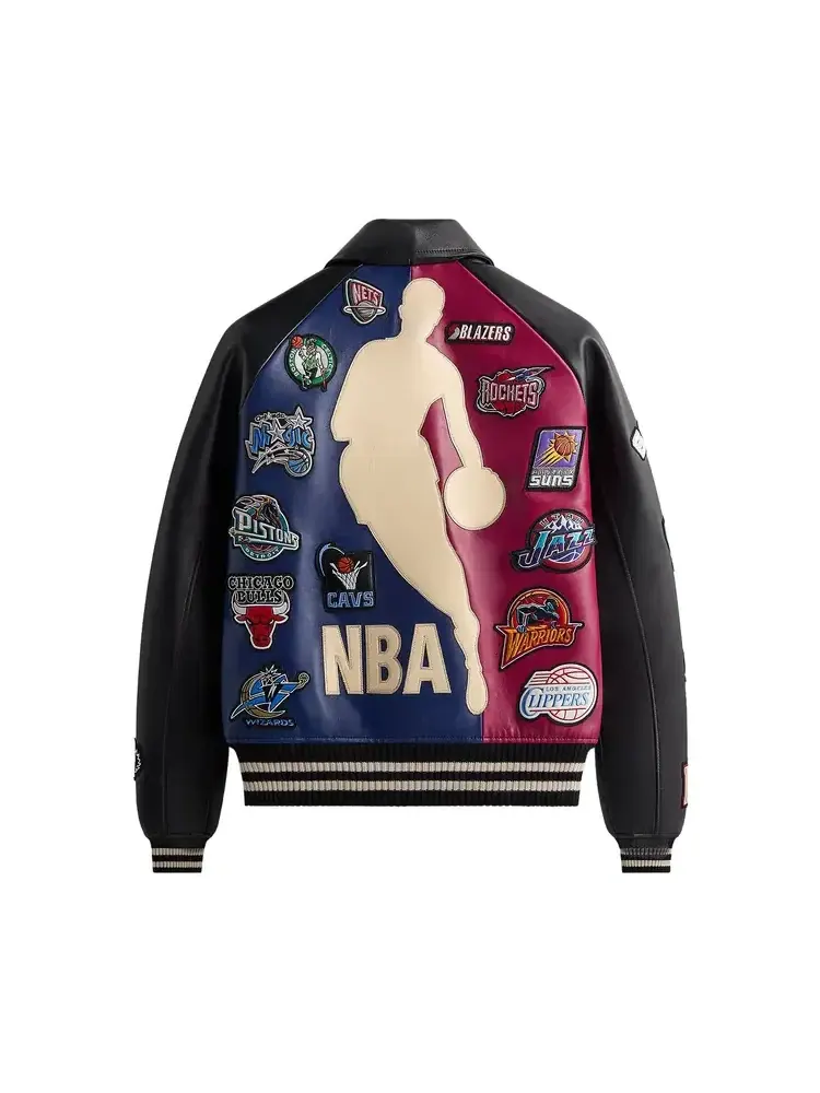Куртка-бомбер Kith x Avirex For NBA All-Star — изображение 2 из 2, черный