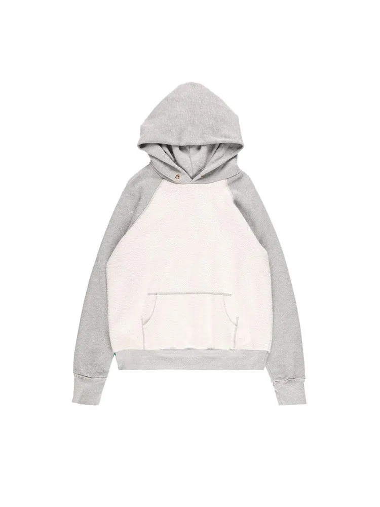 Худи Les Tien Heavyweight Classic Raglan Hoodie 'Heather Grey'