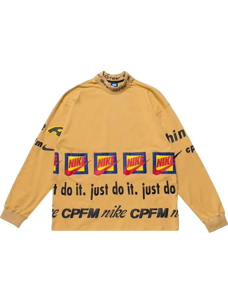 Лонгслив Nike x Cactus Plant Flea Market Long-Sleeve Tee 'Mustard' — изображение 1 из 1, желтый