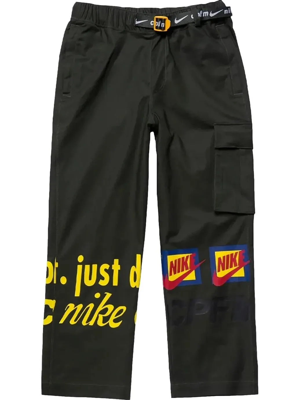 Брюки Nike x Cactus Plant Flea Market Track Pants 'Olive' — изображение 1 из 2, зеленый