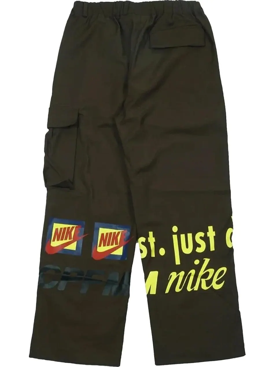 Брюки Nike x Cactus Plant Flea Market Track Pants 'Olive' — изображение 2 из 2, зеленый