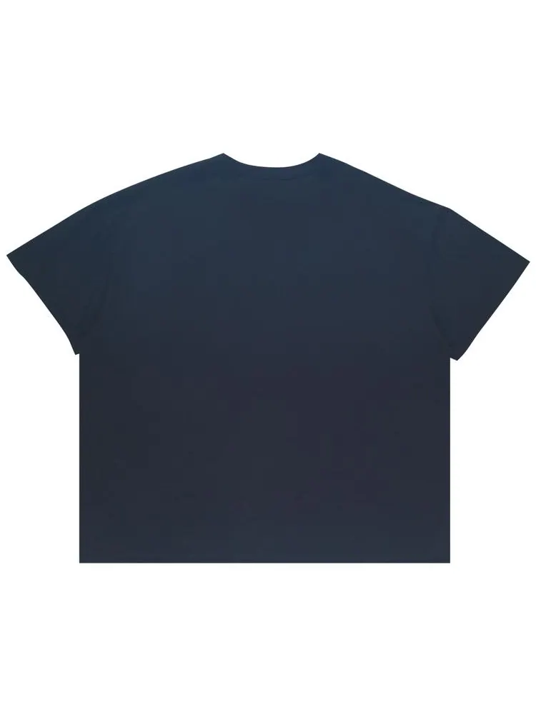 Футболка Les Tien Binded Neck Oversized T-Shirt — изображение 2 из 2, черный