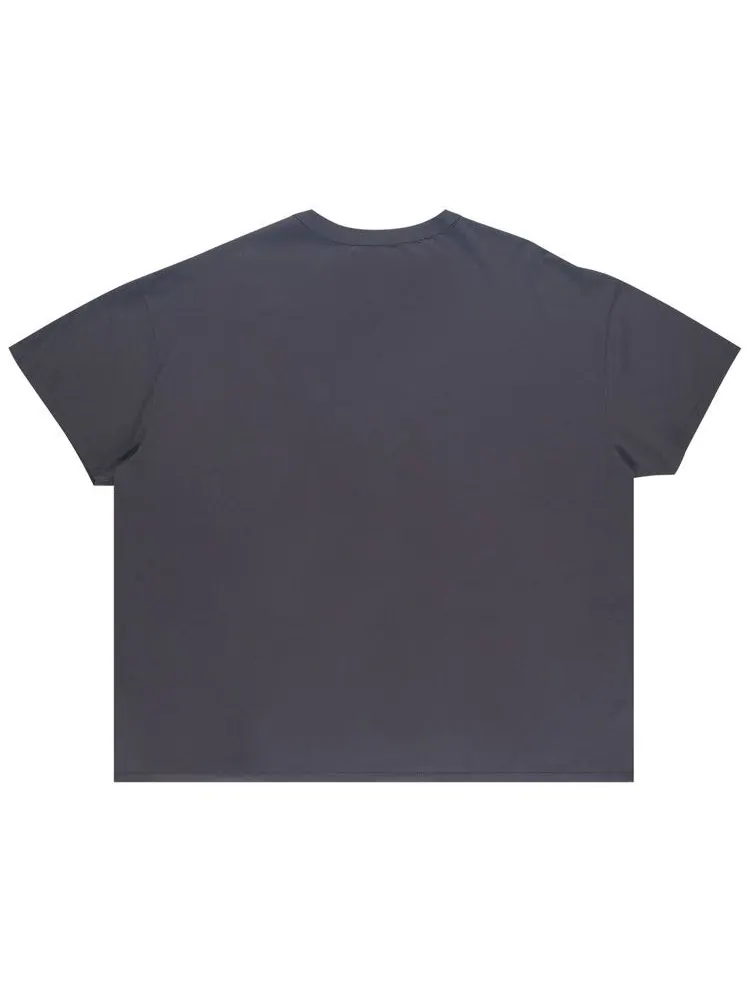 Футболка Les Tien Binded Neck Oversized T-Shirt — изображение 2 из 2, винтажный черный