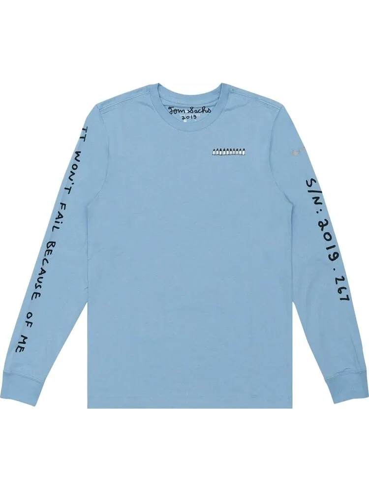 Рубашка Nike x Tom Sachs NRG Long-Sleeve Shirt 'Skyline Blue' — изображение 1 из 2, синий