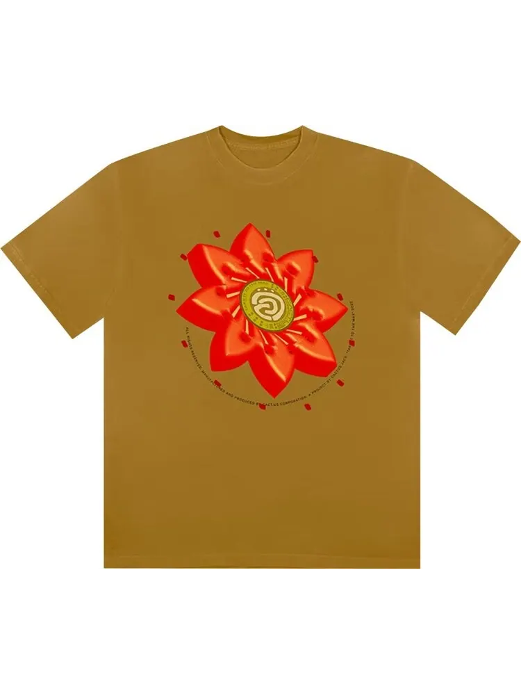 Футболка Cactus Jack by Travis Scott Flower T-Shirt 'Tan'