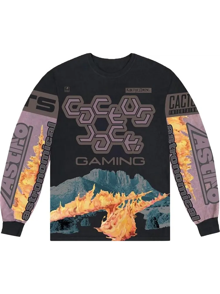 Лонгслив Cactus Jack by Travis Scott The Scotts Gaming I Long-Sleeve Jersey 'Black'