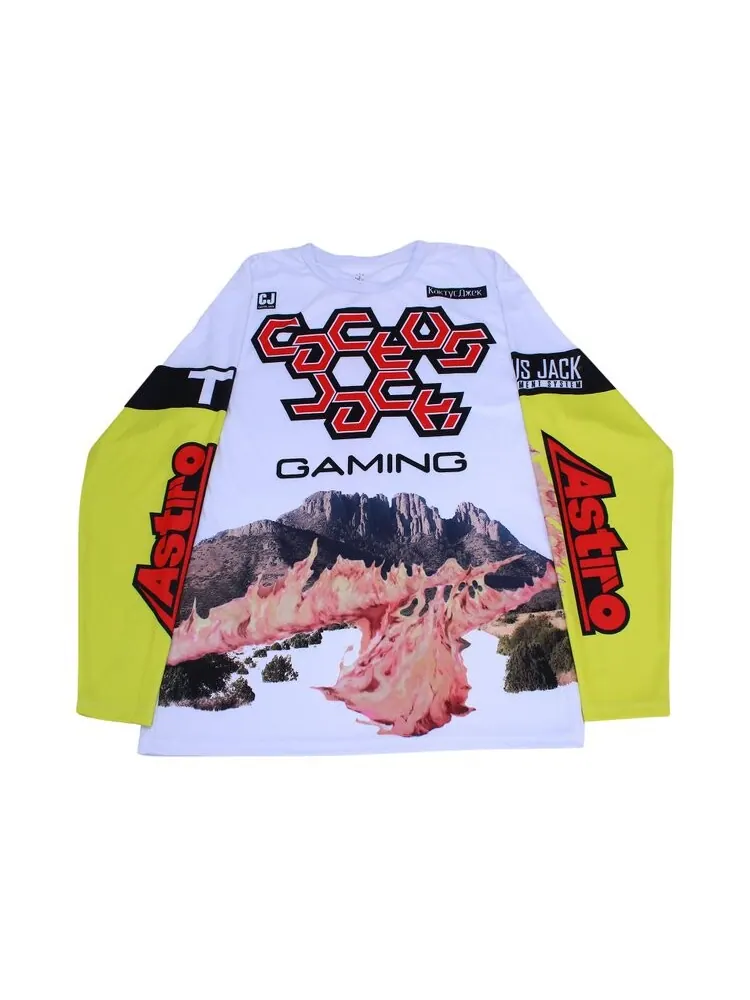 Лонгслив Cactus Jack by Travis Scott The Scotts Gaming II Long-Sleeve Jersey 'White'