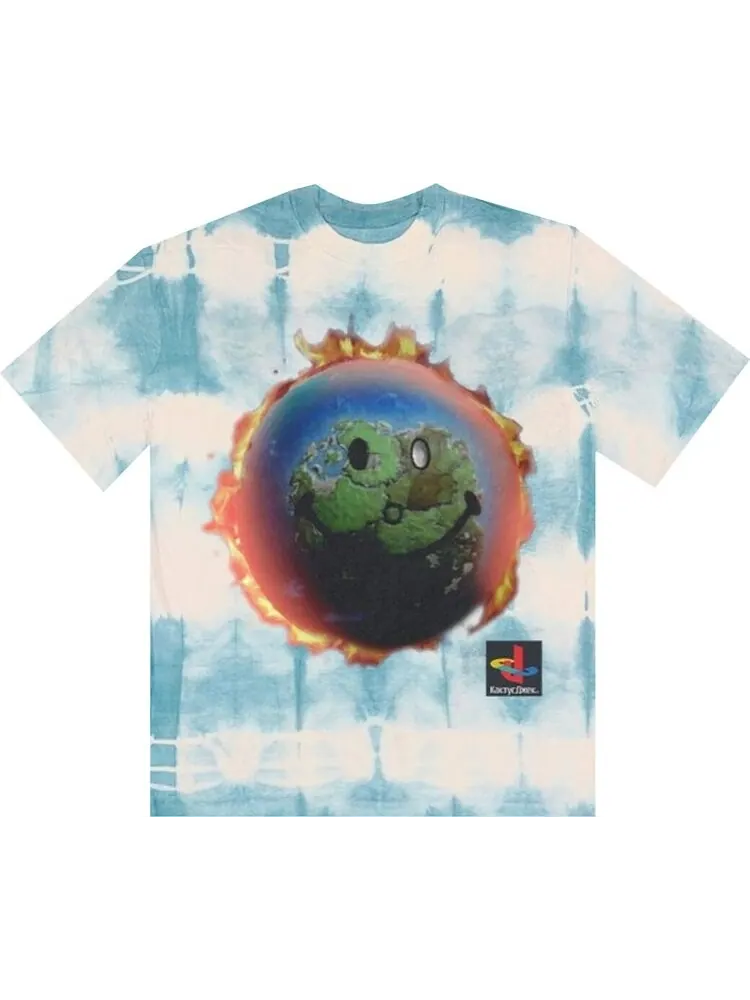 Футболка Cactus Jack by Travis Scott The Scotts World Tie Dye T-Shirt 'Blue/White'