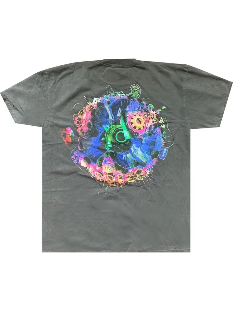 Футболка Cactus Jack by Travis Scott Back Bling T-Shirt 'Graphite' — изображение 2 из 2, серый