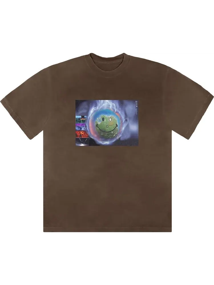 Футболка Cactus Jack by Travis Scott World Event T-Shirt 'Brown'
