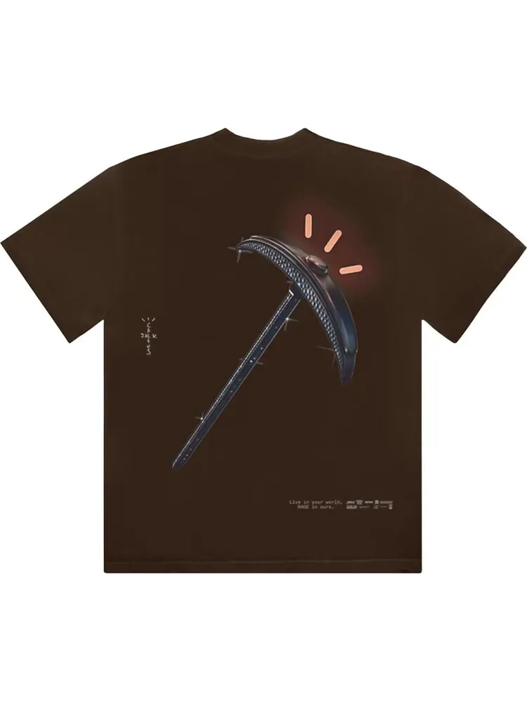 Футболка Cactus Jack by Travis Scott Astro Diamond Jack T-Shirt 'Brown' — изображение 2 из 2, коричневый
