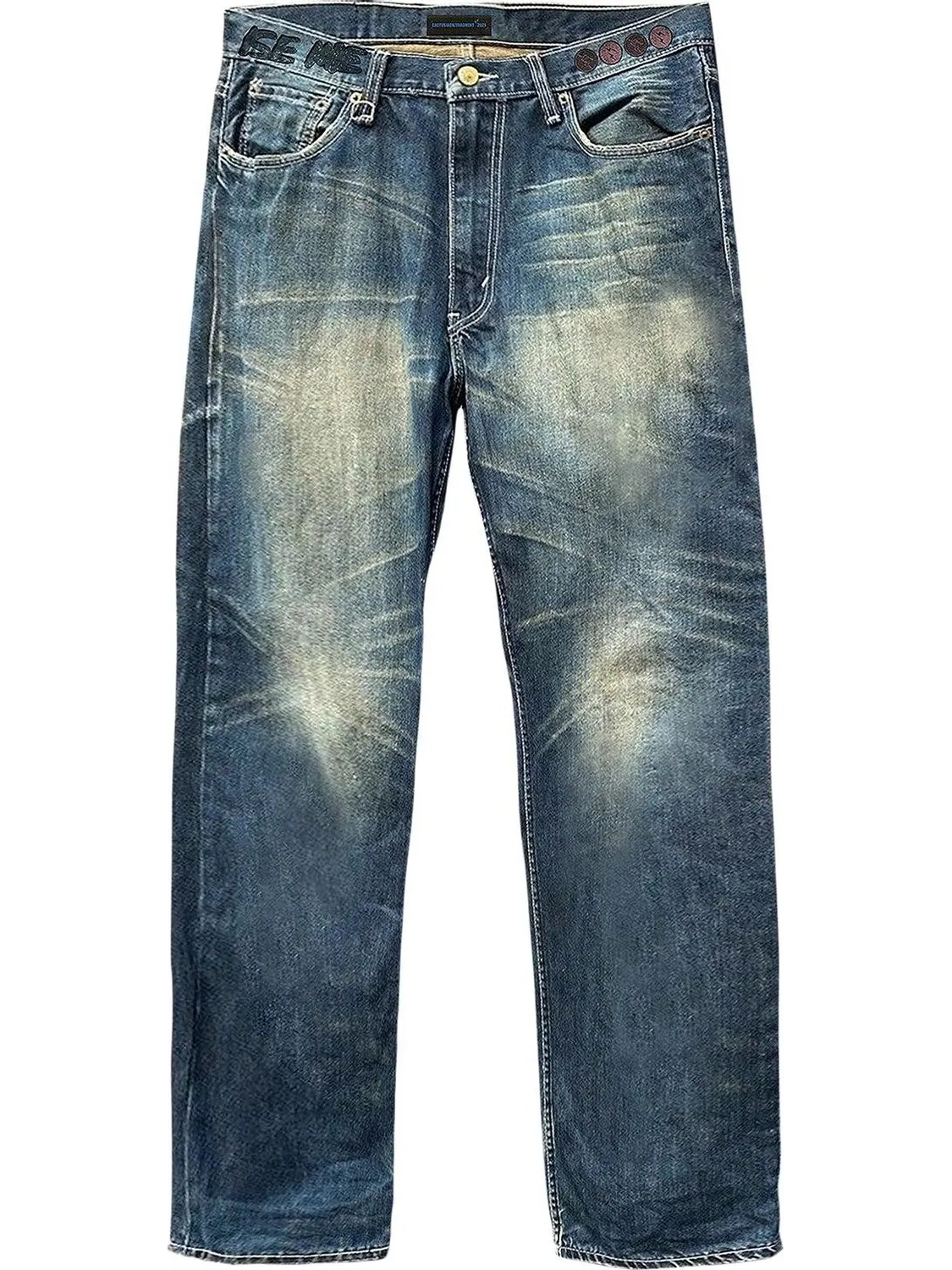 Брюки Cactus Jack by Travis Scott For Fragment From Our Minds Denim Pant 'Blue'