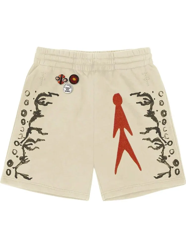 Шорты Cactus Jack by Travis Scott Character Shorts 'Off White'