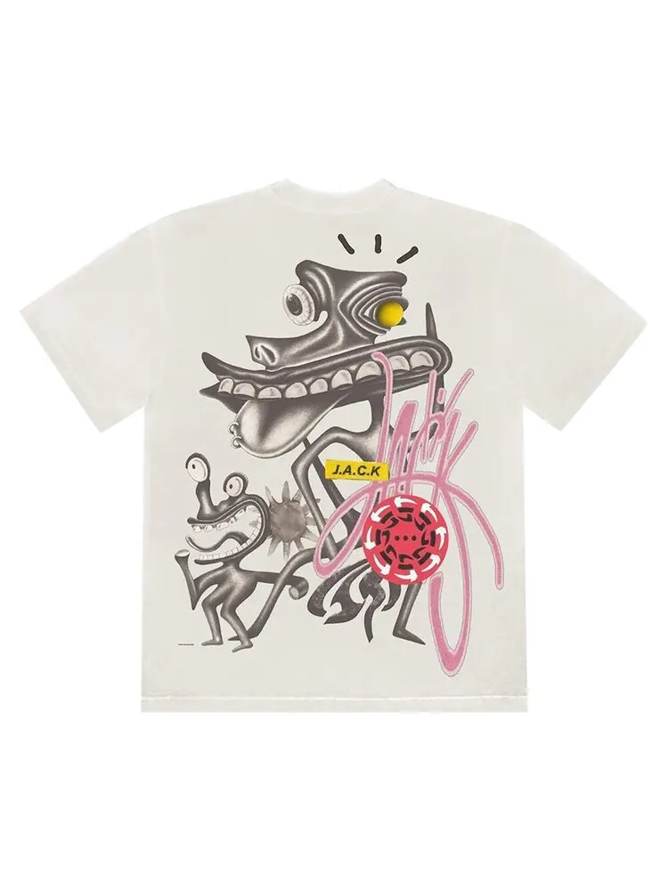 Футболка Cactus Jack By Travis Scott Cactus Jack by Travis Scott Artifacts Tee — изображение 2 из 2, бежевый
