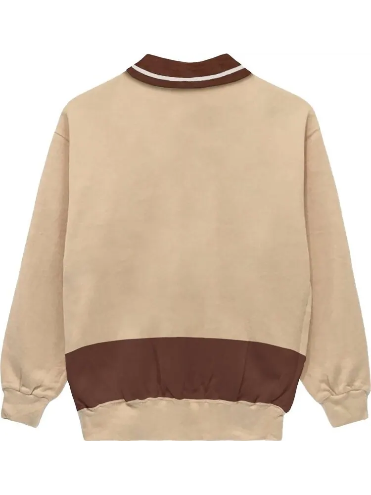Свитер Cactus Jack by Travis Scott Cross Rugby Sweater 'Tan/Brown' — изображение 2 из 2, загар