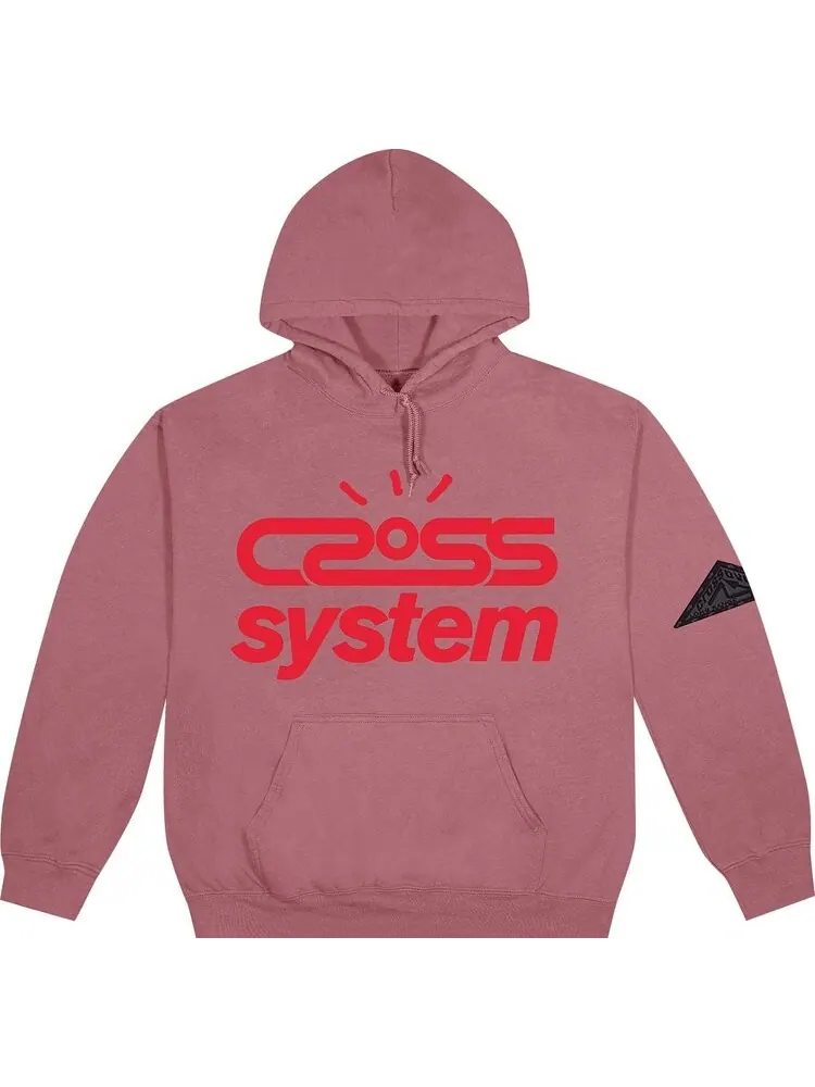 Худи Cactus Jack by Travis Scott Cross System Hoodie 'Washed Pink'