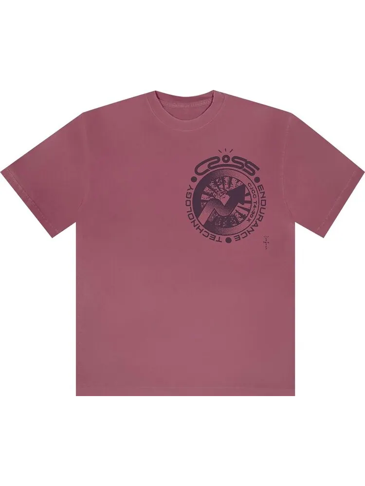 Футболка Cactus Jack by Travis Scott Cross Tech Tee II 'Washed Pink'
