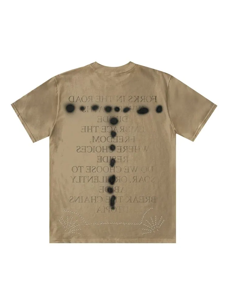 Футболка Cactus Jack by Travis Scott Sprayed Short-Sleeve Tee — изображение 2 из 2, мульти