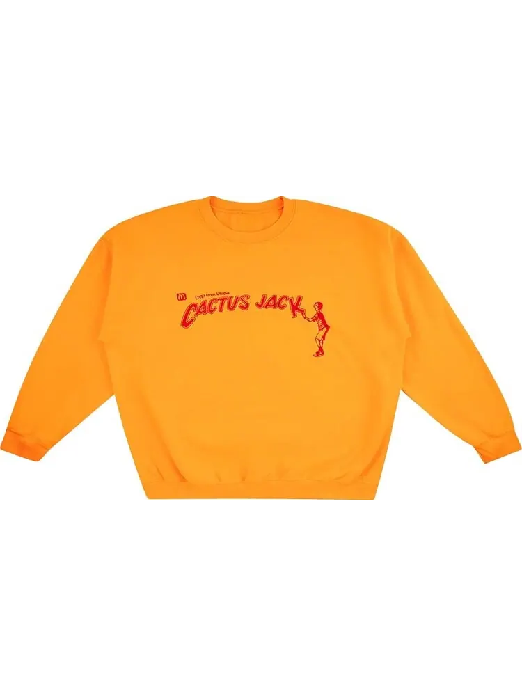 Толстовка Cactus Jack by Travis Scott x McDonald's Spelling Crewneck 'Gold'