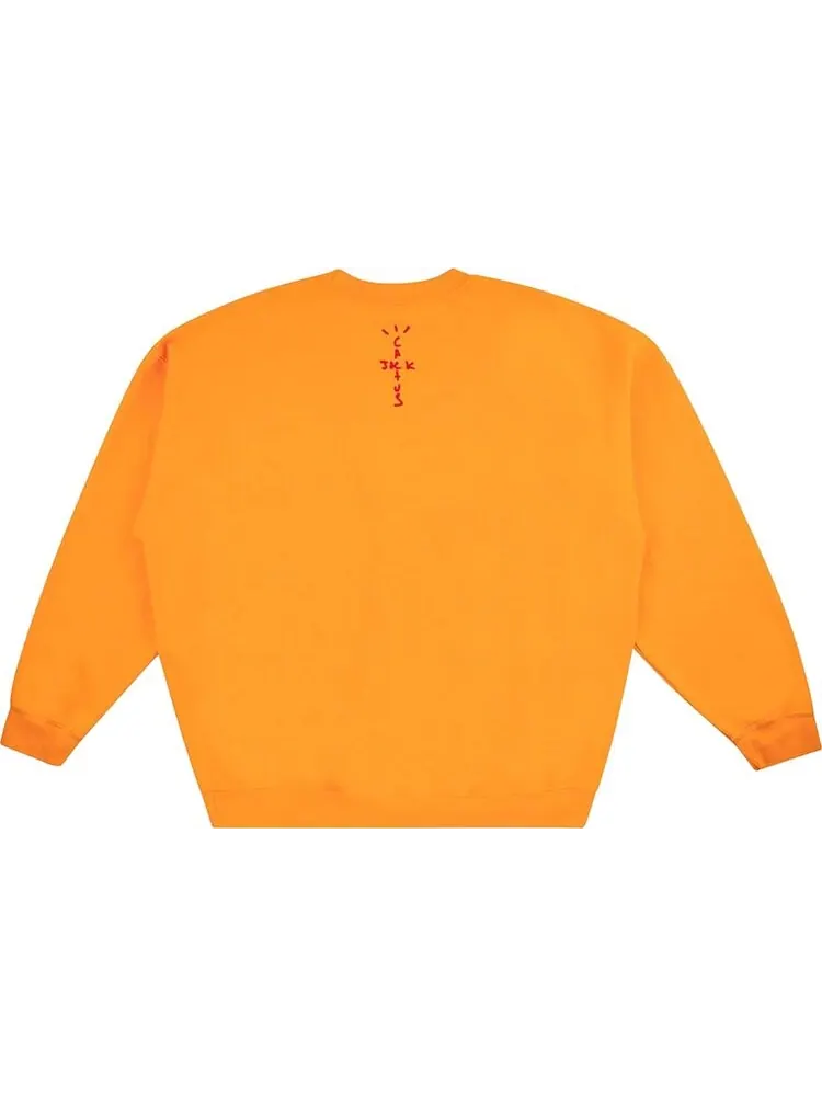 Толстовка Cactus Jack by Travis Scott x McDonald's Spelling Crewneck 'Gold' — изображение 2 из 2, желтый