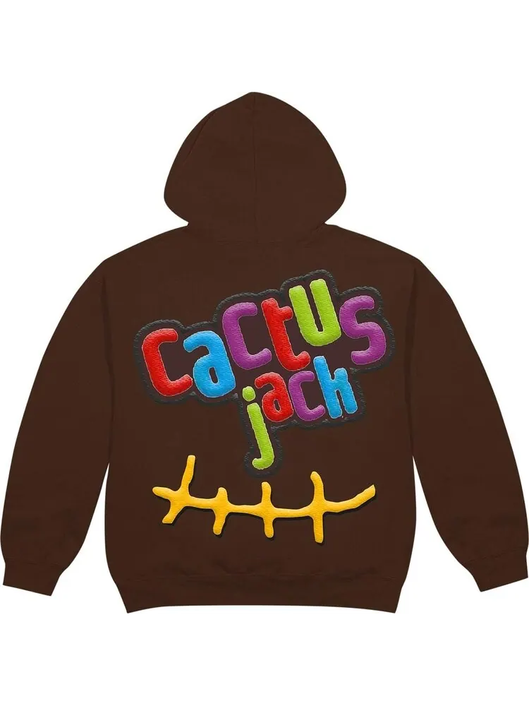 Худи Cactus Jack x McDonald's Smile Hoodie 'Brown' — изображение 2 из 2, коричневый