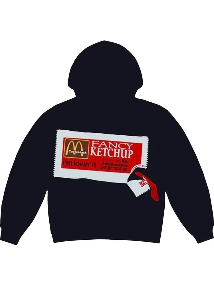 Худи Cactus Jack Ketchup Hoodie Black — изображение 2 из 2, черный