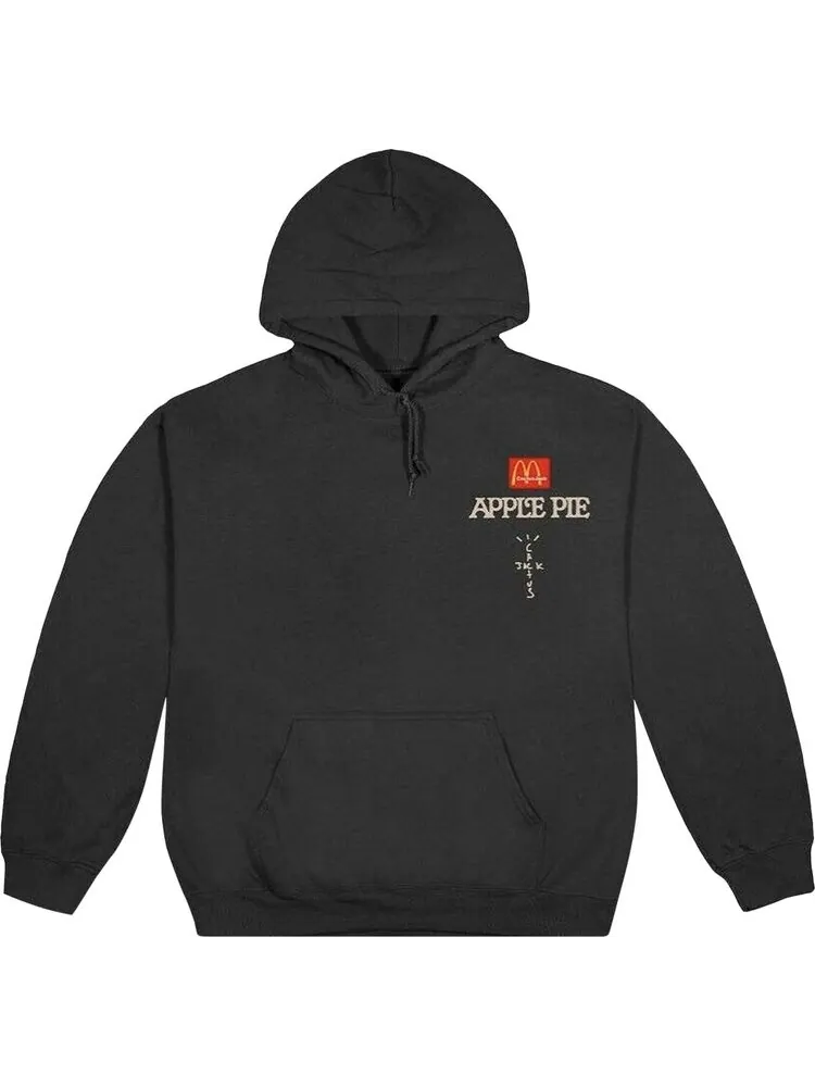 Худи Cactus Jack x McDonald's Apple Pie, черное