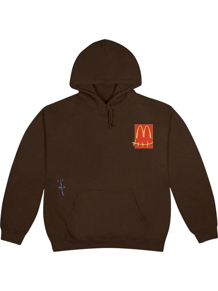 Худи Cactus Jack x McDonald's 'Cactus Pack Sticker' Brown