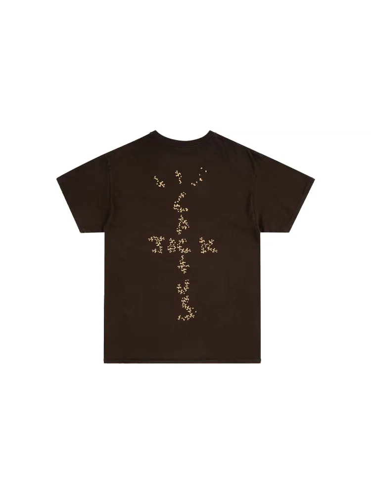 Футболка Cactus Jack by Travis Scott Sesame III с принтом — изображение 2 из 2, коричневый