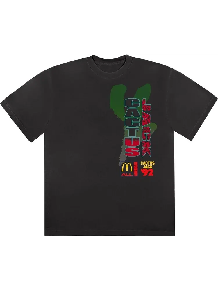 Футболка Cactus Jack by Travis Scott x McDonald's All American '92 T-Shirt 'Black'