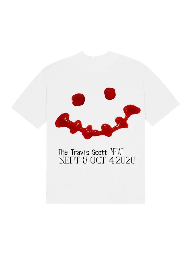 Футболка Cactus Jack by Travis Scott x Cactus Plant Flea Market Ketchup T-Shirt 'White' — изображение 2 из 2, белый