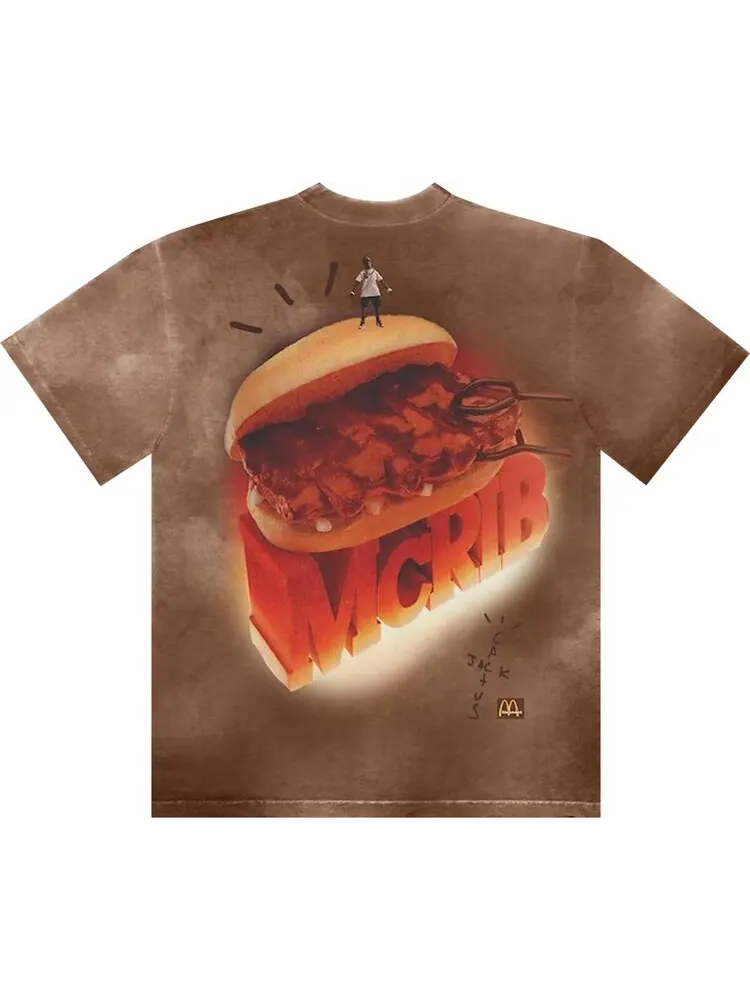 Футболка Cactus Jack by Travis Scott Grail T-Shirt 'Brown' — изображение 2 из 2, коричневый