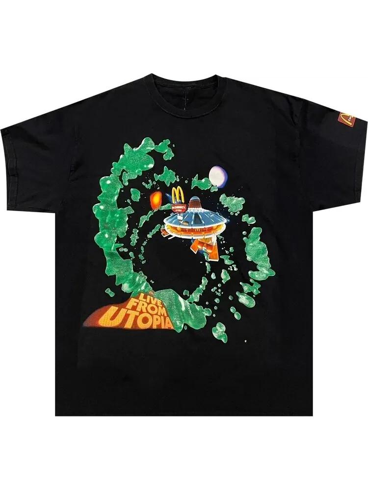Футболка Cactus Jack by Travis Scott Fly-Thru T-Shirt 'Black'