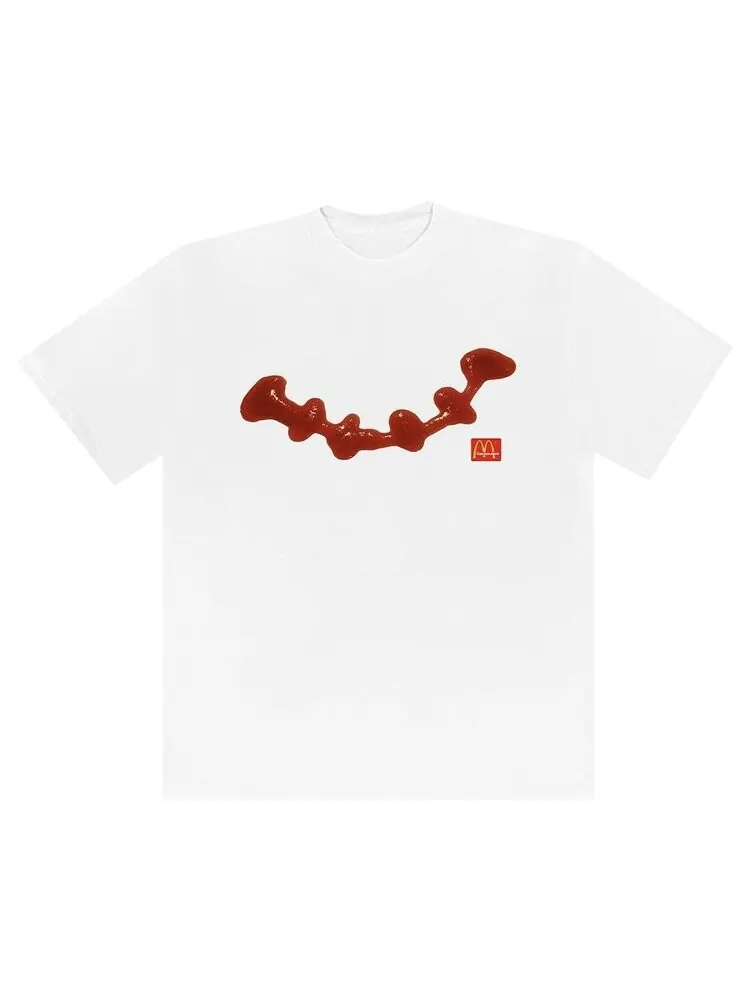 Футболка Cactus Jack by Travis Scott x McDonald's Ketchup T-Shirt 'White'