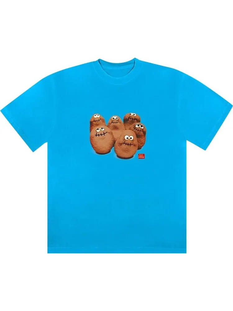 Футболка Cactus Jack by Travis Scott x McDonald's Squad T-Shirt II 'Sapphire'