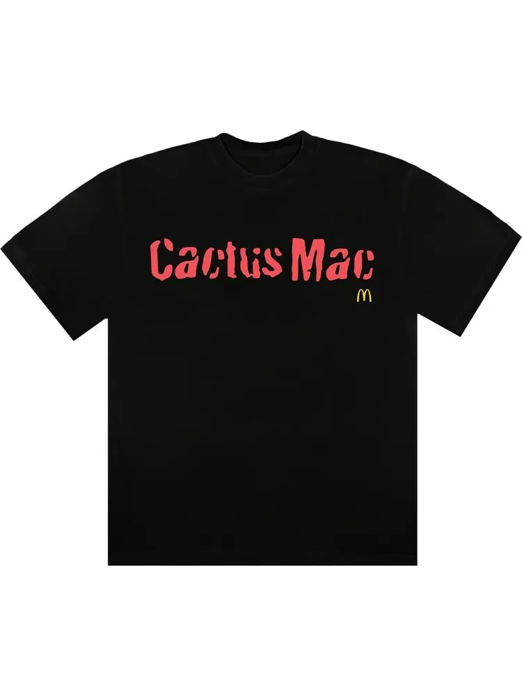 Футболка Cactus Jack by Travis Scott x McDonald's Cactus Mac свободного кроя