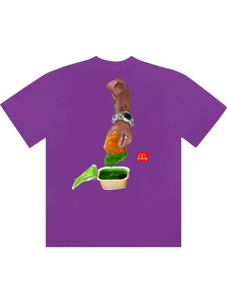 Футболка Cactus Jack by Travis Scott x McDonald's Cactus Sauce T-Shirt III 'Purple' — изображение 2 из 2, фиолетовый