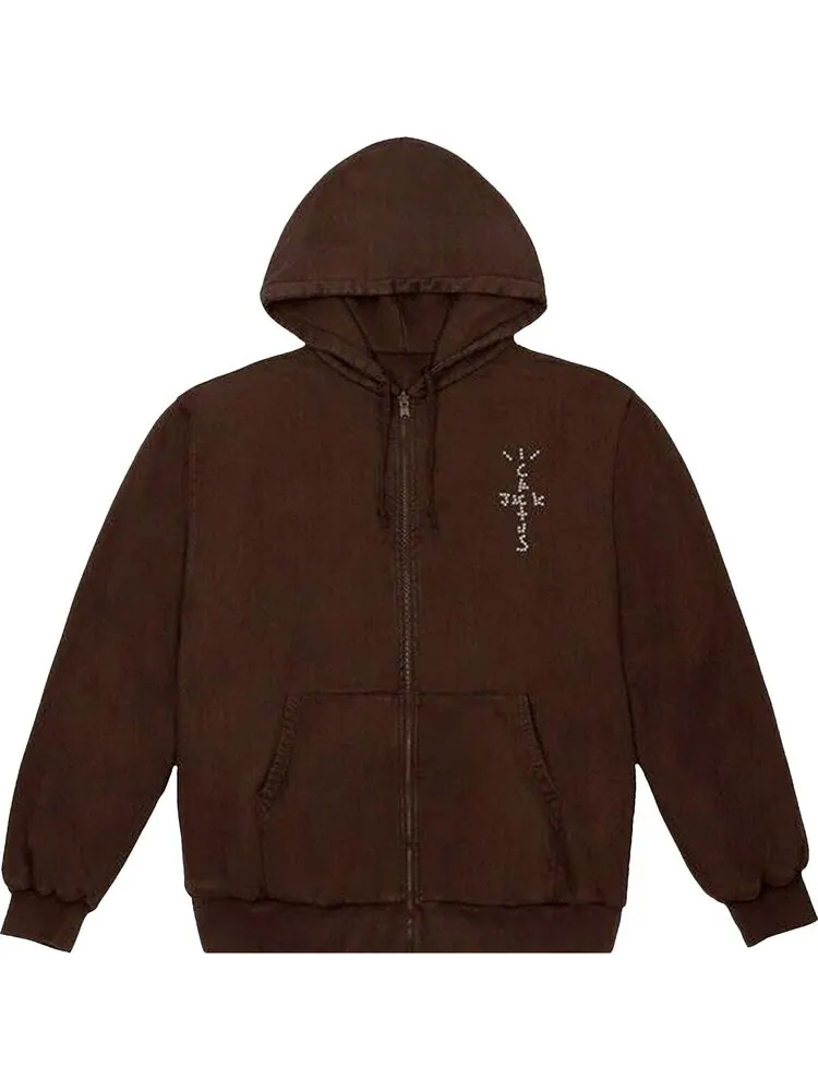 Худи Cactus Jack by Travis Scott YUP! Zip Hoodie 'Brown'