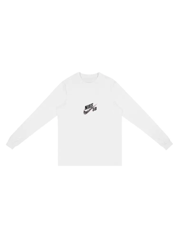 Футболка Cactus Jack by Travis Scott For Nike Long-Sleeve T-Shirt 'White'