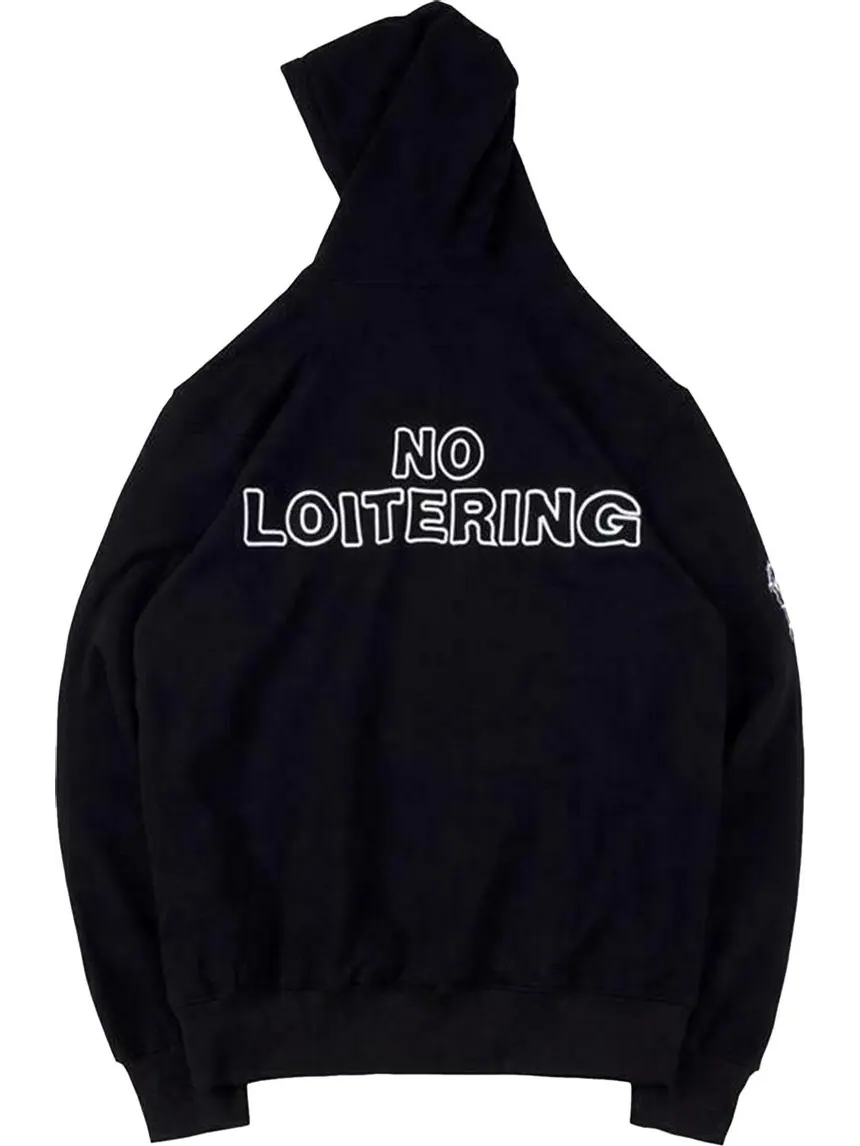 Худи Cactus Jack by Travis Scott No Loitering Hoodie 'Black' — изображение 2 из 2, черный
