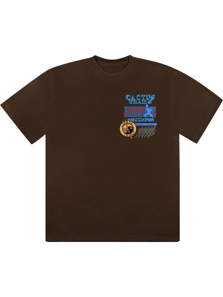 Футболка Cactus Jack by Travis Scott Cactus Trails Assn T-Shirt 'Brown'