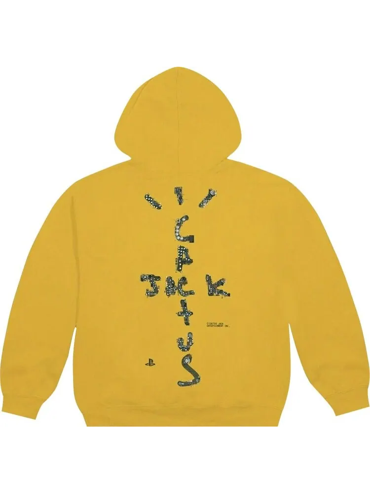 Худи Cactus Jack by Travis Scott Motherboard IV Hoodie 'Gold' — изображение 2 из 2, желтый