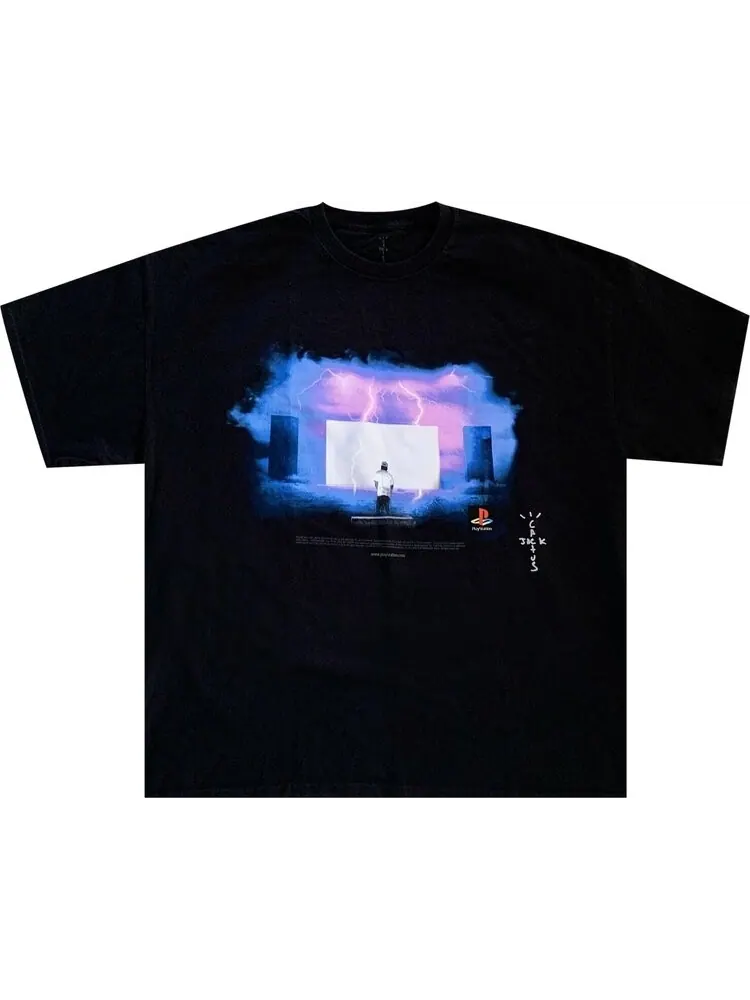Футболка Cactus Jack by Travis Scott Monolith Night T-Shirt 'Black'