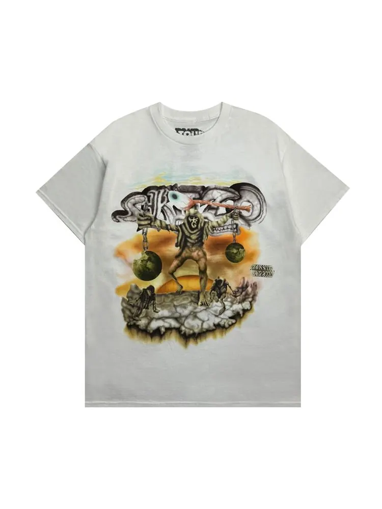 Футболка Cactus Jack by Travis Scott South America Skitzo Tee 'White'