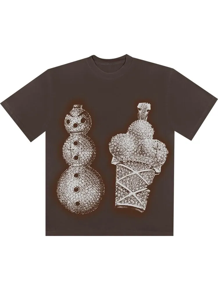 Футболка Cactus Jack by Travis Scott For Verzuz TM:1017 T-Shirt 'Brown'
