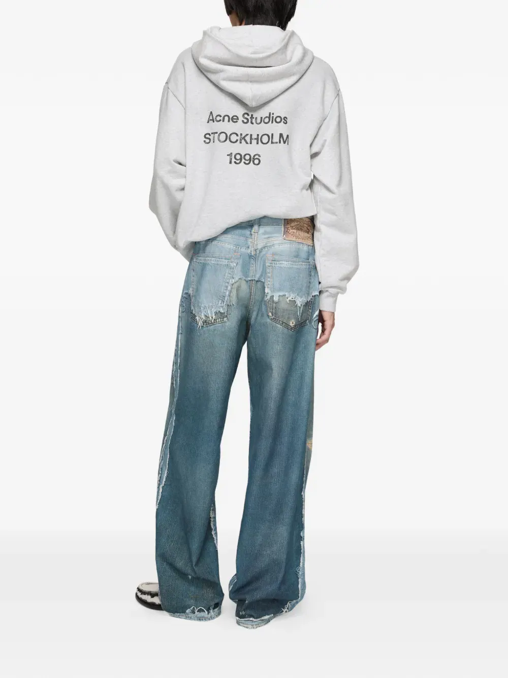 Брюки Acne Studios Washed — изображение 4 из 6, синий