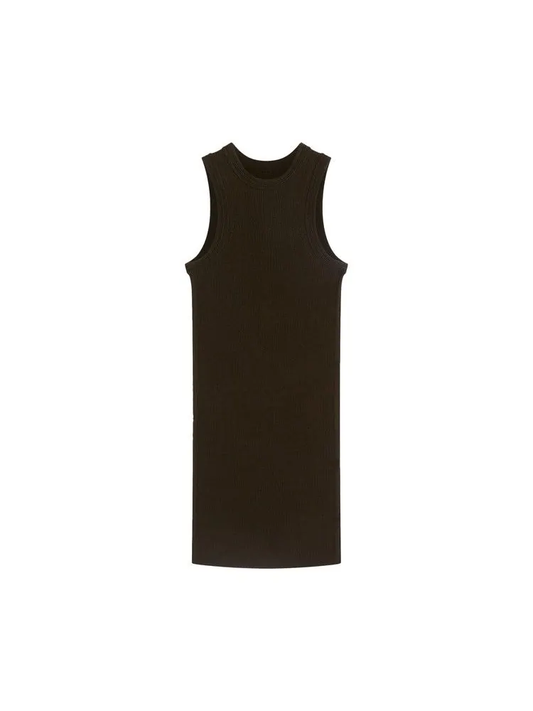 Топ Phoebe Philo Ribbed Tank Top — зеленый