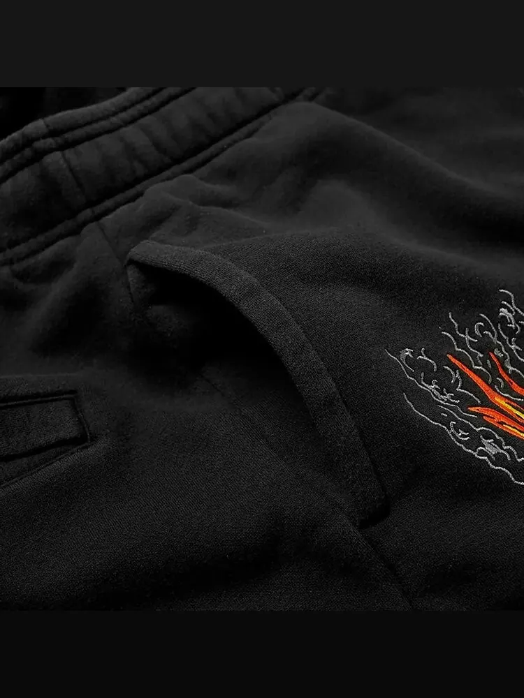 Шорты Cactus Jack by Travis Scott x Air Jordan MJ Fleece Short 'Black' — изображение 2 из 3, черный