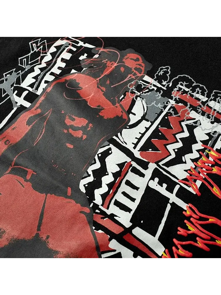 Футболка Cactus Jack by Travis Scott x Air Jordan MJ 2 T-Shirt 'Black' — изображение 2 из 2, черный