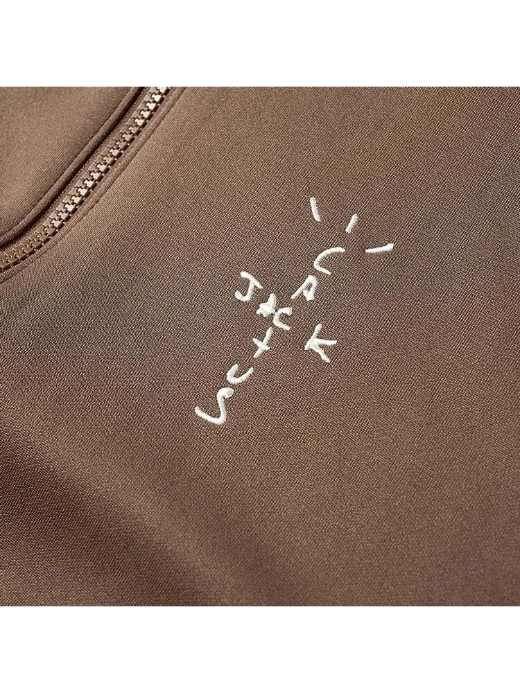 Куртка Cactus Jack by Travis Scott x Air Jordan MJ Track Jacket 'Palomino/Black' — изображение 3 из 3, коричневый